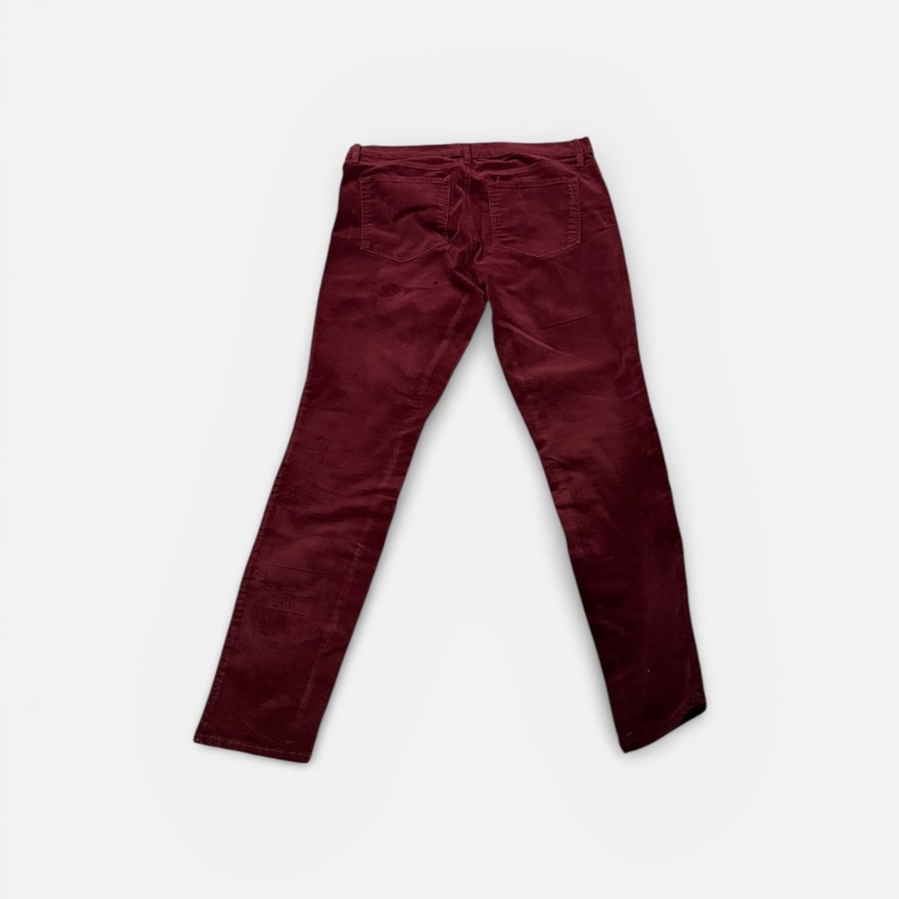 Loft Burgundy Modern Skinny Pant - Picture 2 of 3